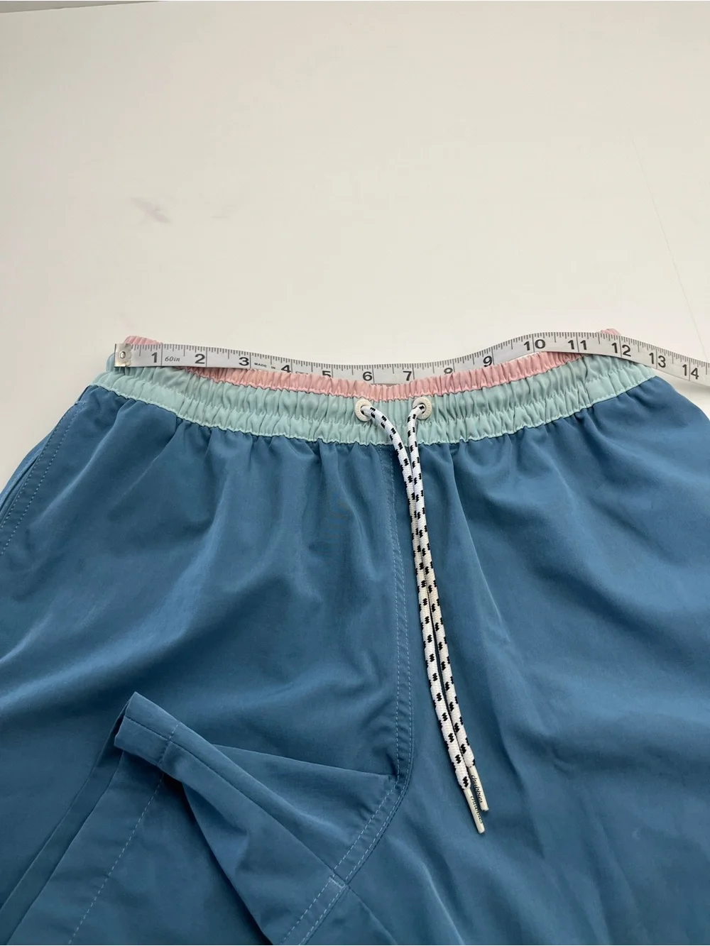 Chubbie’s Blue Swim Shorts Summer‎ Vacation Mens Size Small Liner Beach FLAWED